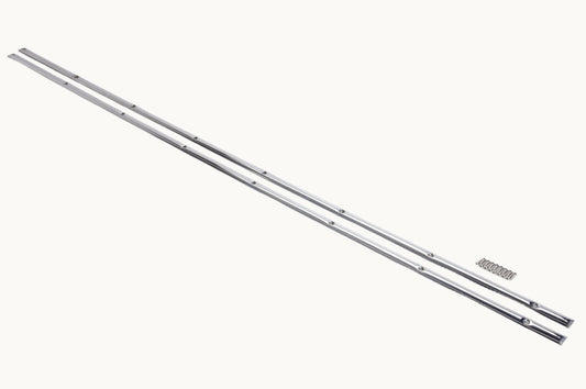 NEW 1955 - 1958 CHEVY CAMEO TRUCK STAINLESS STEEL TOP BED MOLDING Show