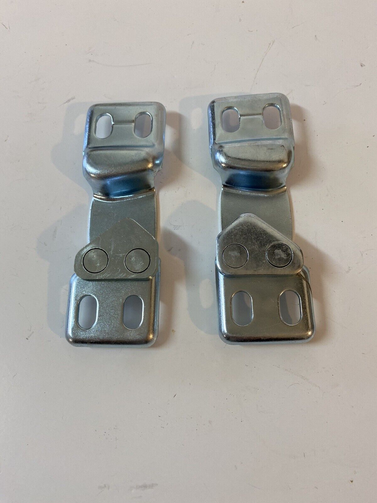 Pair (2) Door Latch Strikers Plates for 1955 - 1959 Chevy GMC Pickup All Truck