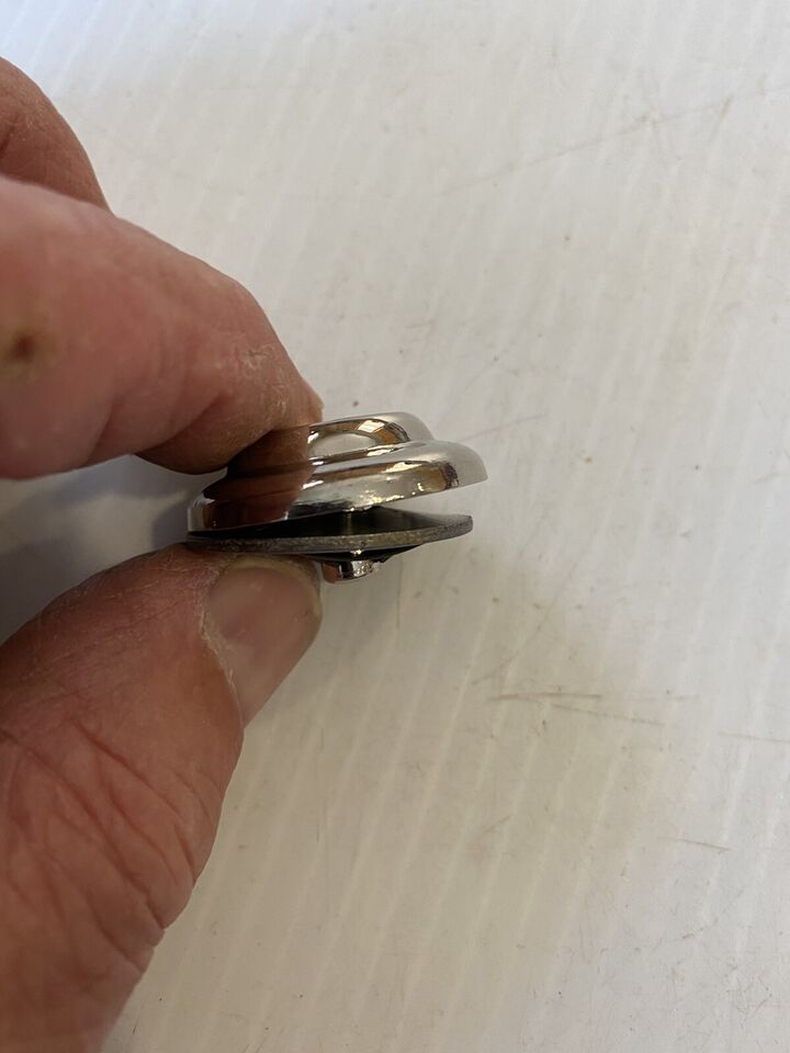 NEW Rare 1955 - 1959 Cigarette Lighter Deluxe Block Off Chrome GMC