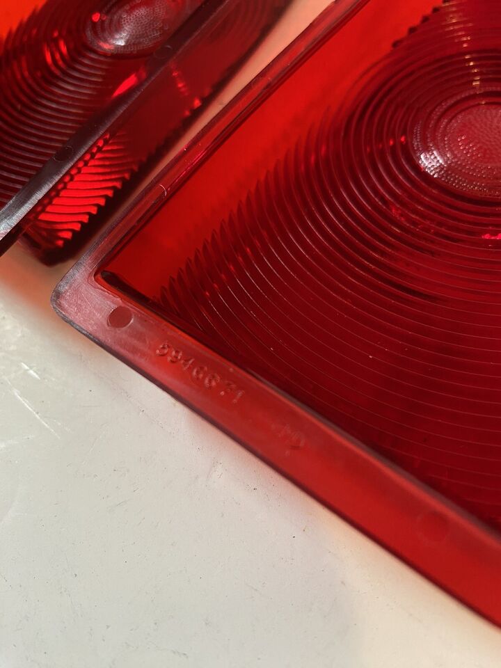 NEW Tail Light Guide Lens PAIR 1955 - 1958 CHEVY CAMEO GMC Suburban TRUCK