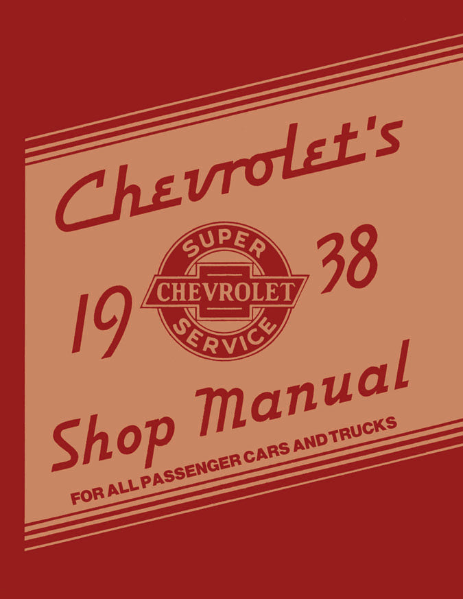 Licensed 1937-1938 Chevrolet Shop Manuals  All Cars & Trucks Brakes Engine Electrical