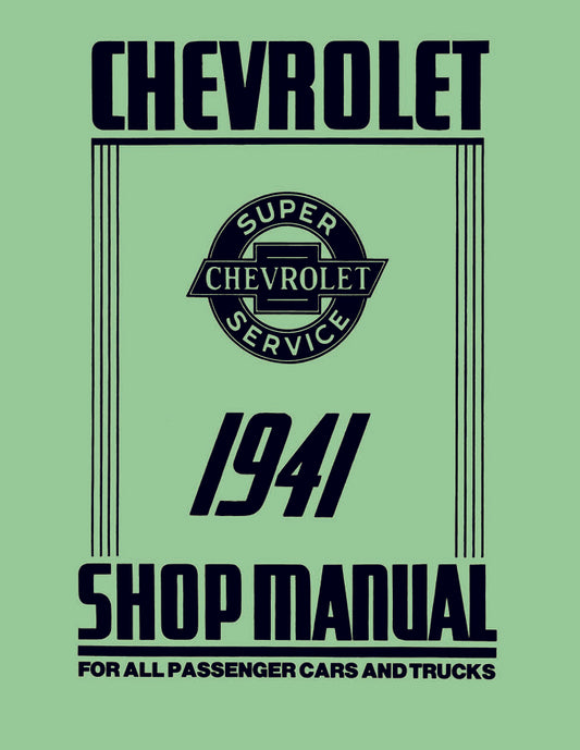 Licensed Chevrolet Shop Manuals 1941 - 1948 Car 1941 - 1946 Truck Brakes Engine Electrical