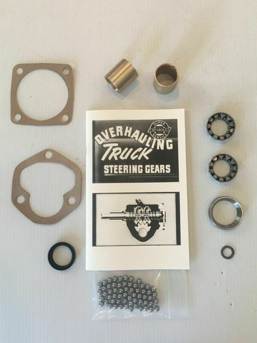 STEERING BOX REBUILD KIT CHEVY GMC TRUCK 1947 - 1954