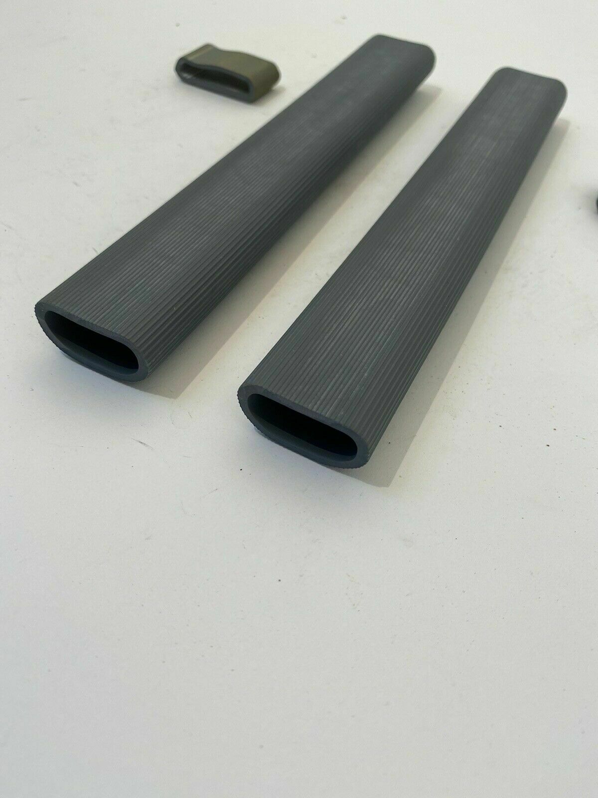 TAILGATE CHAIN COVERS: FLEETSIDE TAILGATE CHAIN COVERS CHEVY TRUCK GMC 1958 1959 OEM Color Gray Pair