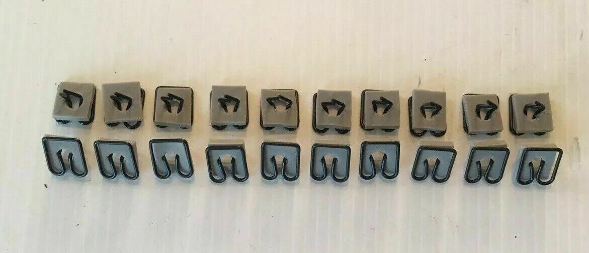 Molding Clips: 1962 - 1966 Chevy Truck Lower Body Side Molding Clips Kit 20 Pc