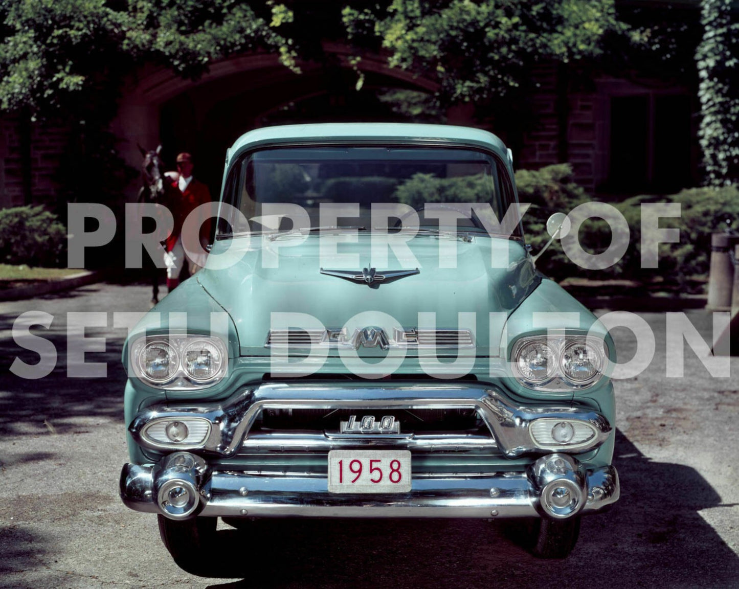 Posters: 1958 GMC rare factory original photo vintage print ad Large 16" X 20" poster (2)