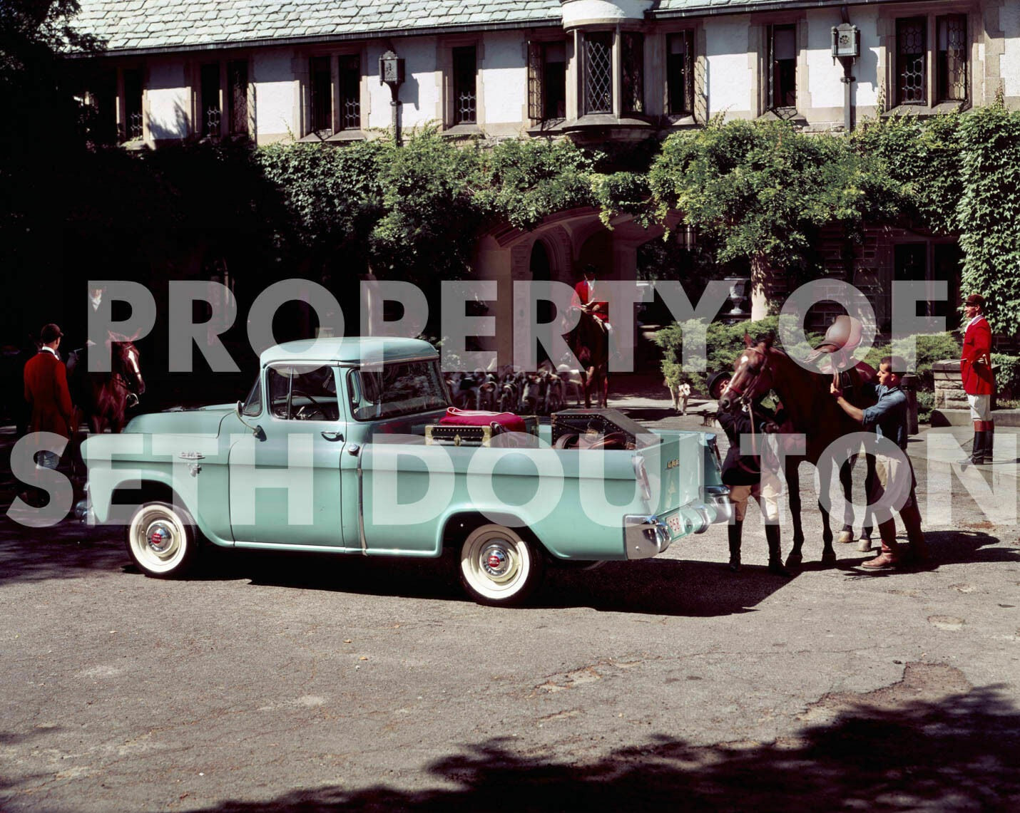 Posters: 1958 GMC rare factory original photo vintage print ad Large 16" X 20" poster (3)