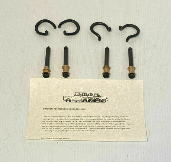 Door Hinge Rebuild Kits: 1947 - 1954 Chevy GMC Truck Door Hinge Kit Springs