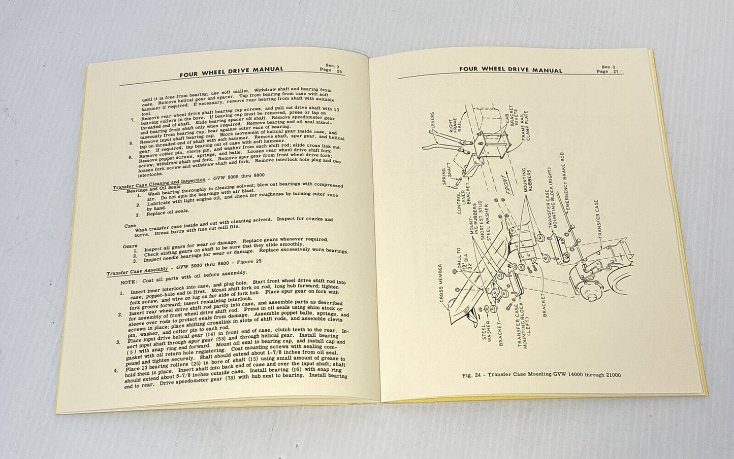 Manuals: Shop Manual 1955-1959 NAPCO Chevy GMC Truck Half 3/4 1 And 2 Ton