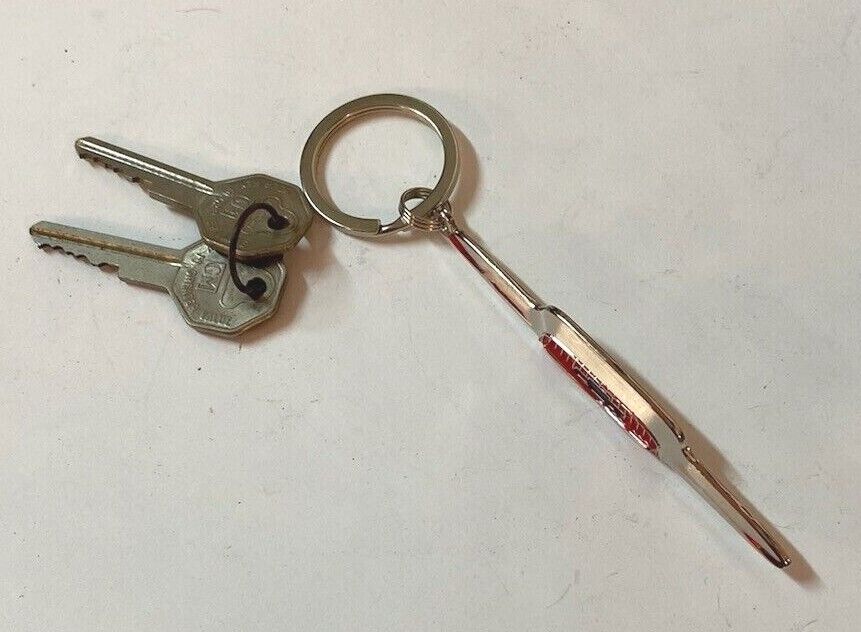 1 CHEVY Task Force 1957 V8 PICKUP Hood Emblem Keychain