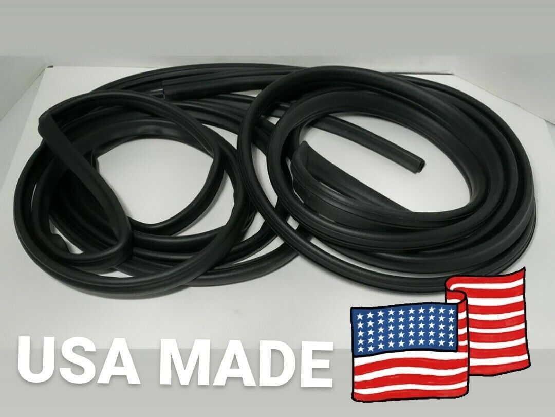 Weatherstrip: USA Door Seal Weatherstrip Pair 67-72 Chevy GMC C/K Pickup Truck Lifetime
