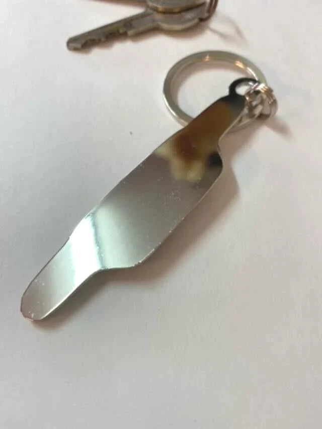 1 CHEVY Task Force 1955 V8 PICKUP Hood Emblem Keychain