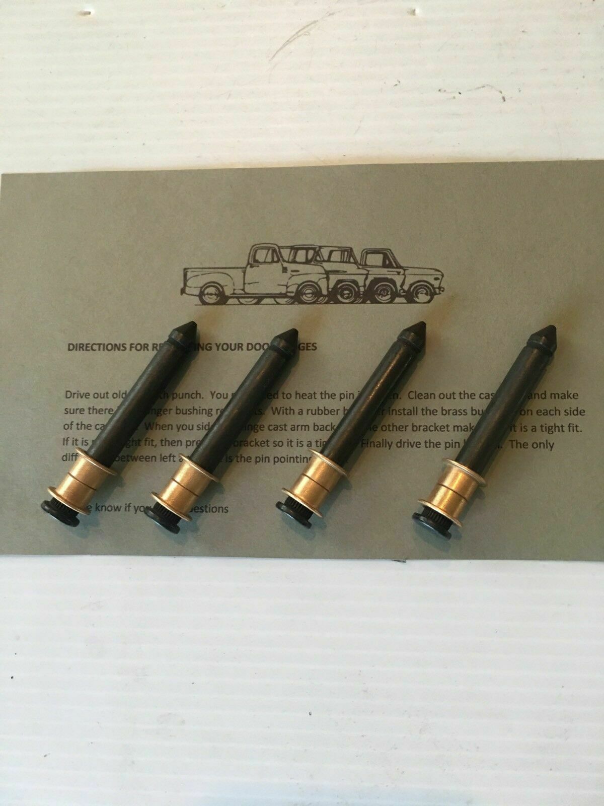 Door Hinge Rebuild Kits: 1947 - 1954 Chevy GMC Truck Door Hinge Rebuild Kit