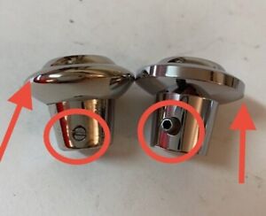 CHROME DASH HEATER KNOB 1955 - 1959 CHEVY GMC TRUCK CORRECT Shape