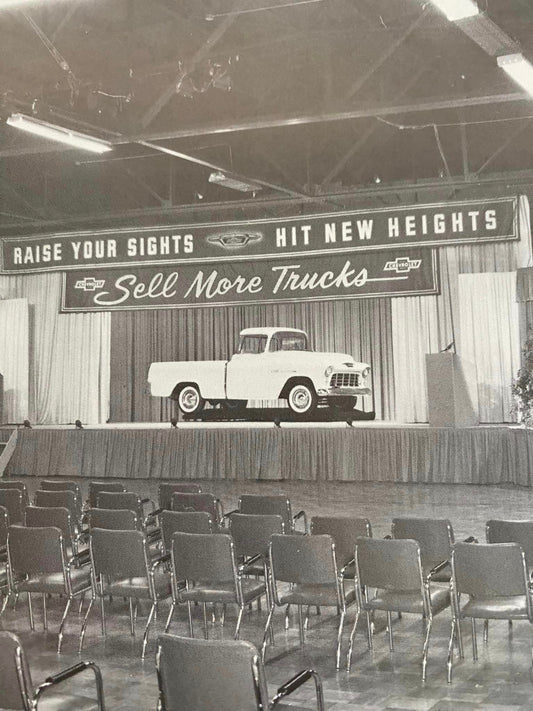 March 1955 must’ve been a very exciting time in the Chevy truck world