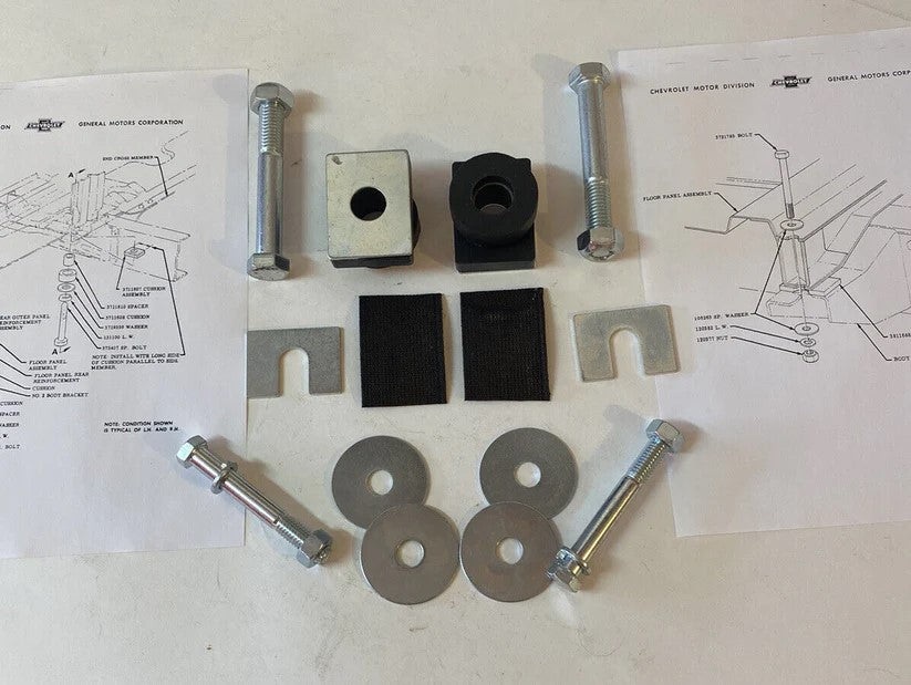 1955 2nd -1959 Cab Mount Kit Complete Chevy GMC Pickup Truck Half Ton 3/4 1 Ton