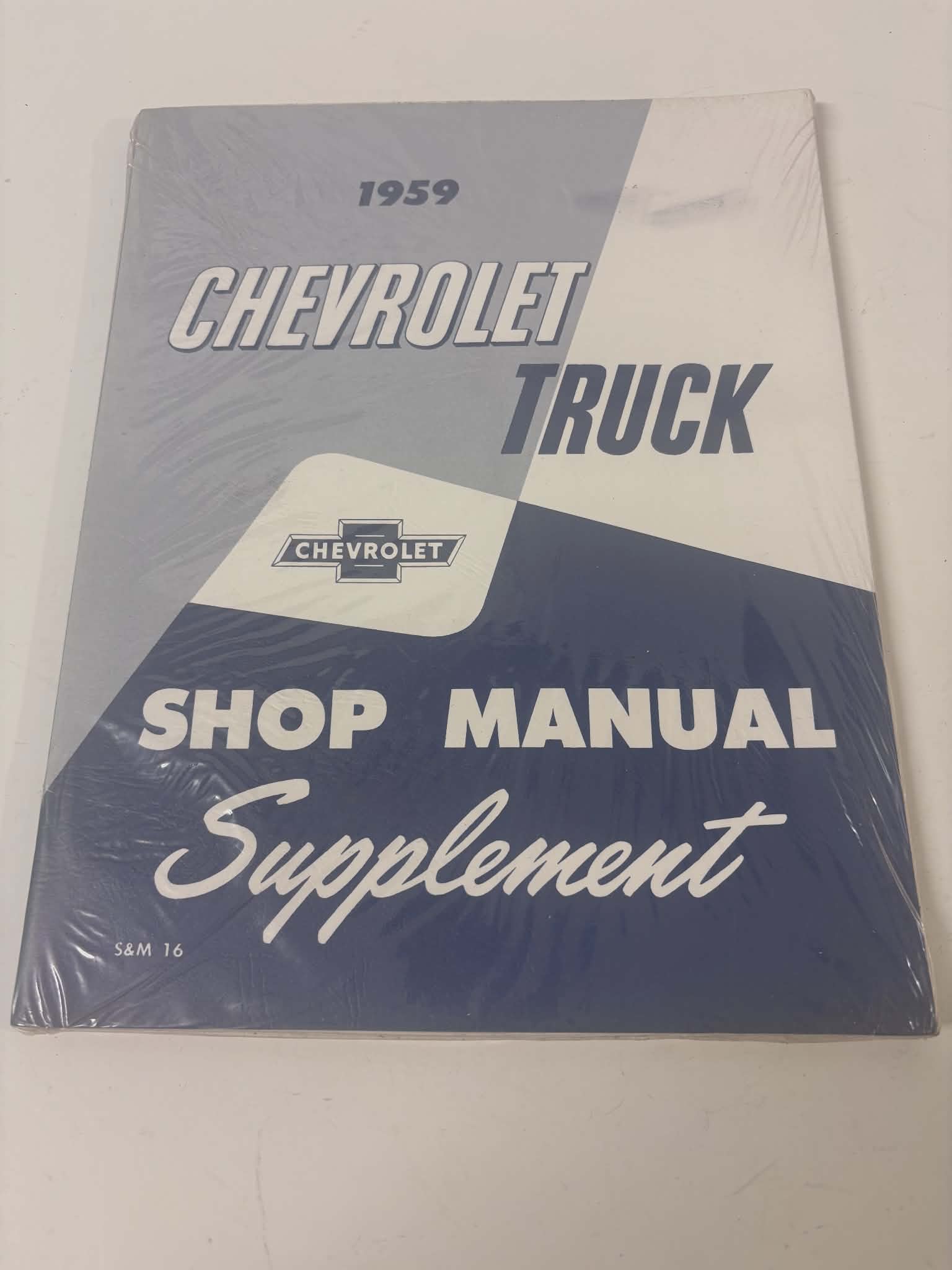 NEW 1959 Chevrolet Truck Shop Manual Supplement