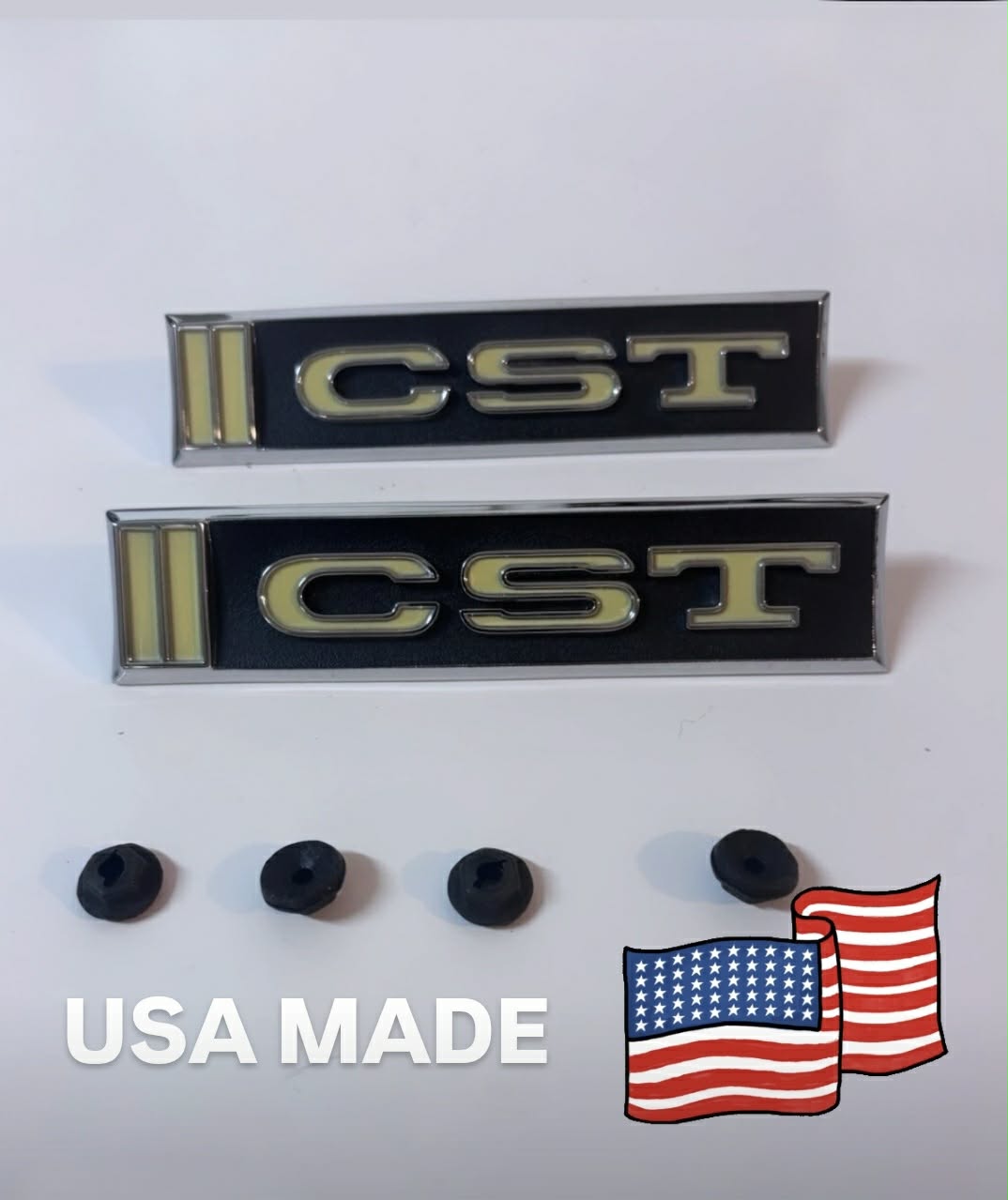 1968 Chevy Pickup 1969 - 1972 Chevy Blazer "CST" Door Emblems NEW GM # 3910462