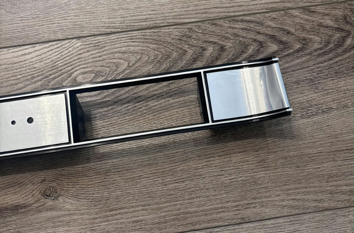 Brushed Aluminum Dash Trim Molding 1981-1987 Chevrolet GMC C10 1981-1989 Blazer Suburban