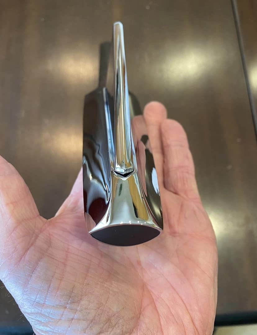 1957 Chevrolet Truck Accessory Show Chrome Hood Rockets