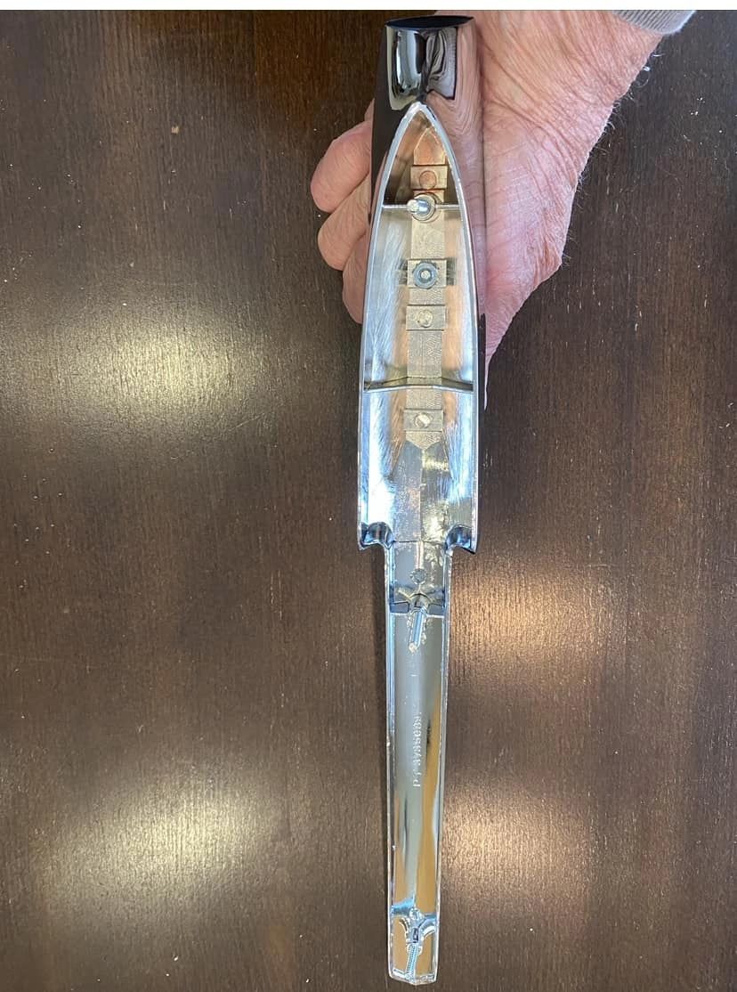 1957 Chevrolet Truck Accessory Show Chrome Hood Rockets