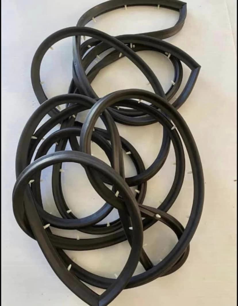 1955-1959 Chevrolet GMC Pickup Truck Door Cab Weatherstrip Seals Pair USA Made