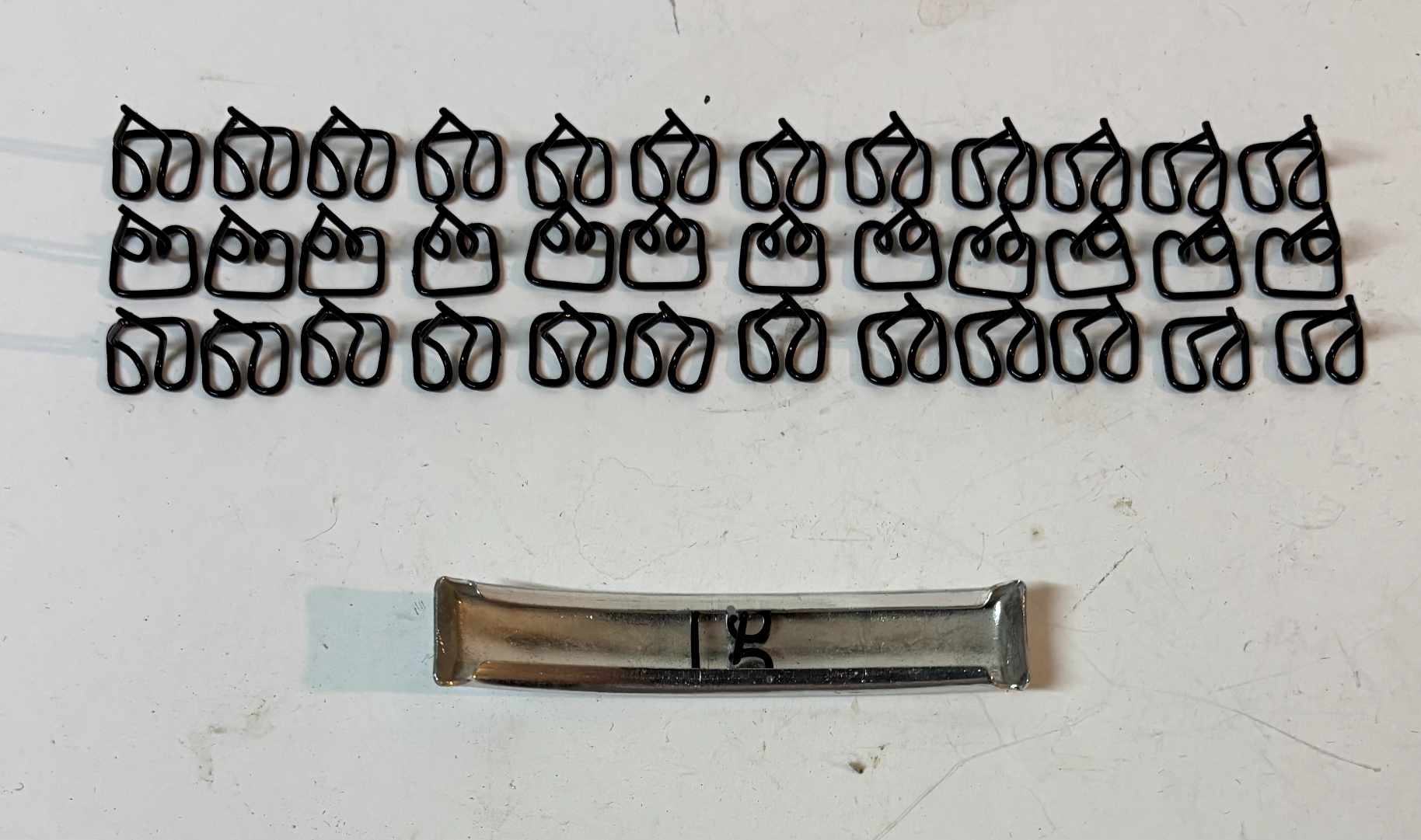 1962 - 1966 Chevy Truck Lower Body Side Molding Clips Kit 36 Pc