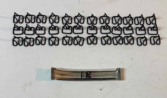 1962 - 1966 Chevy Truck Lower Body Side Molding Clips Kit 36 Pc