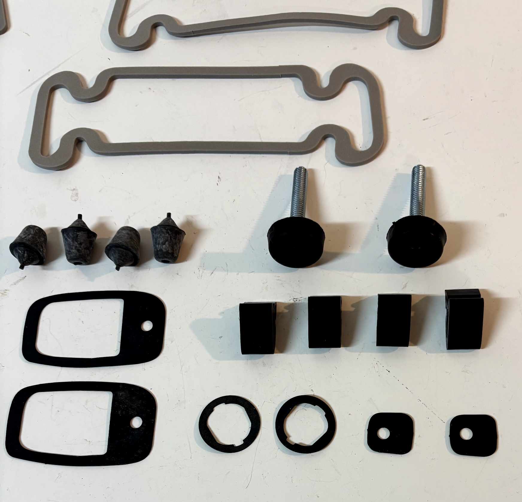 Gaskets: 1971 1972 Chevy GMC Truck Door Handle / Lock Gasket Lens Rubber Bumper Complete