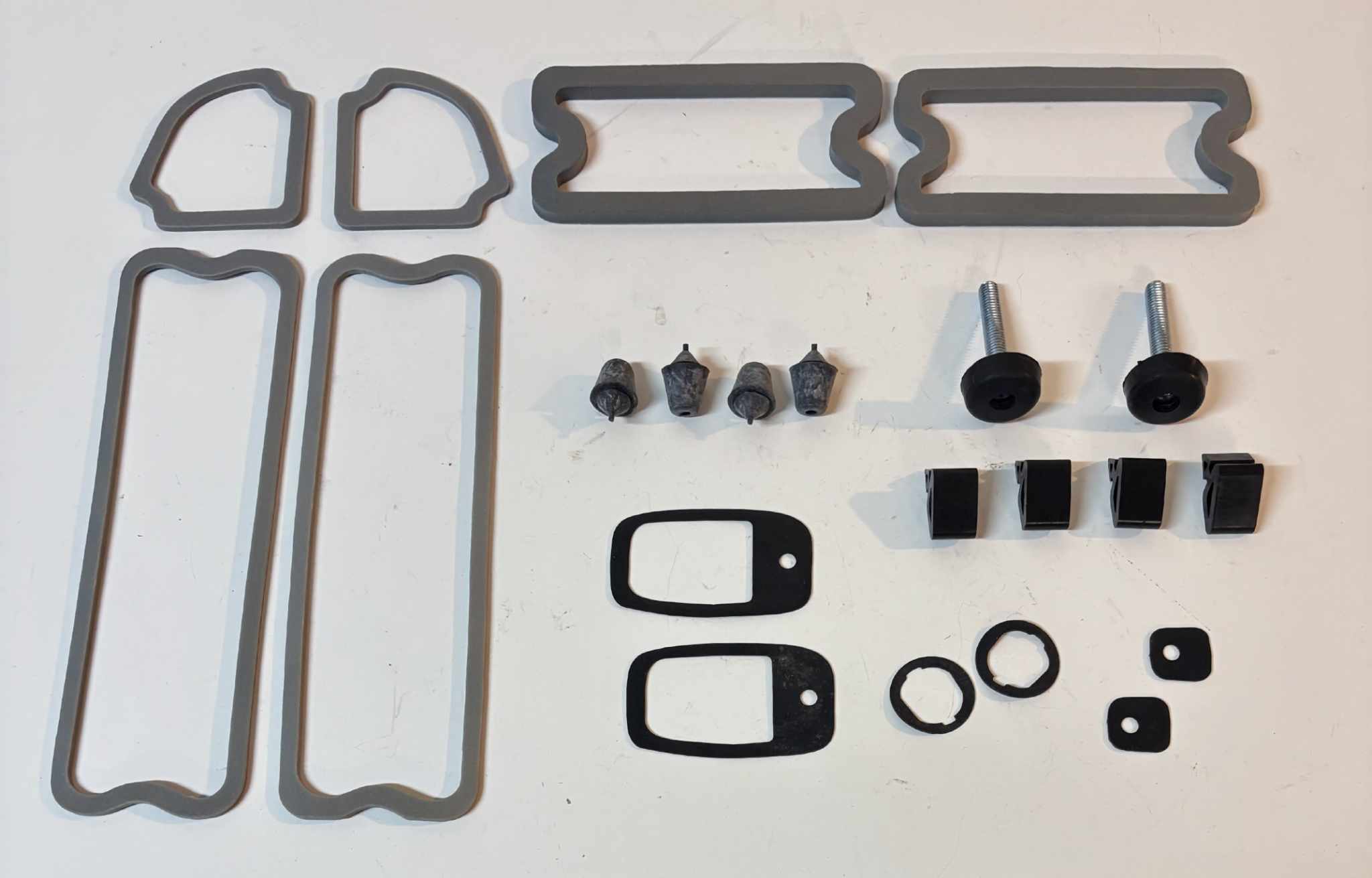 Gaskets: 1967-1968 Chevy GMC Truck Door Handle / Lock Gasket Lens Rubber Bumper Complete