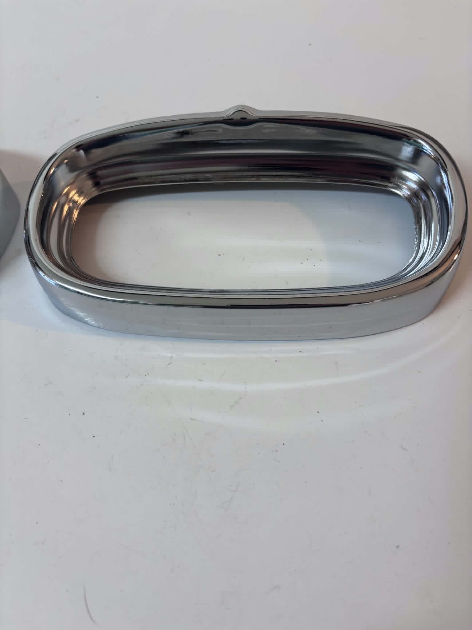 1958 1959 Chrome Park Light Bezel Pair