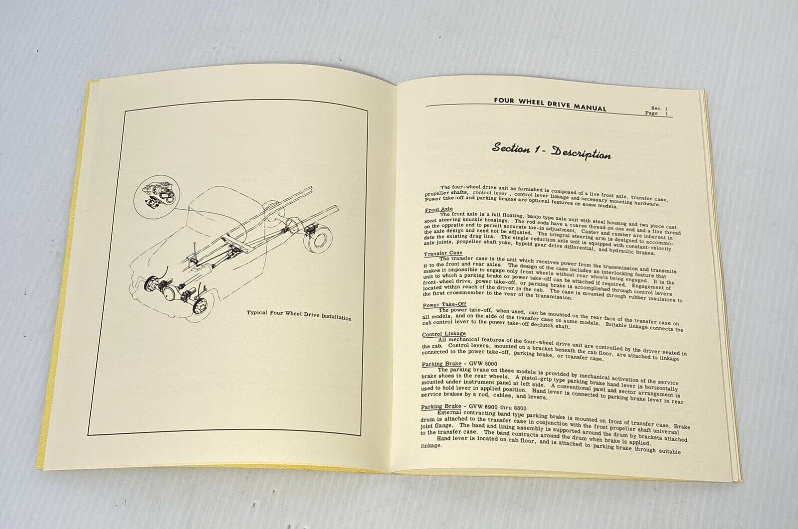 Manuals: Shop Manual 1955-1959 NAPCO Chevy GMC Truck Half 3/4 1 And 2 Ton