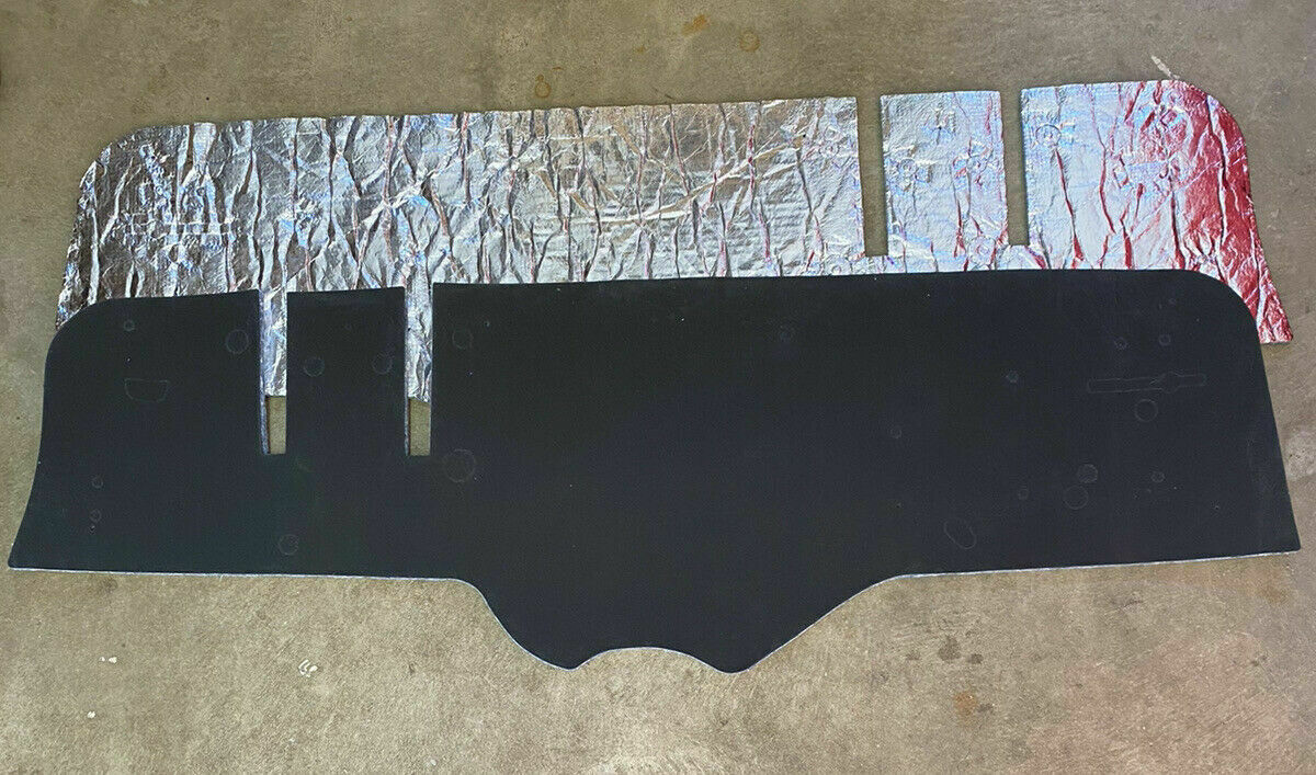 Firewall Pad: 1955 - 1959 CHEVY PICK UP All TRUCK FIREWALL PAD W CLIPS Fit Rite Complete sound deadener and insulation