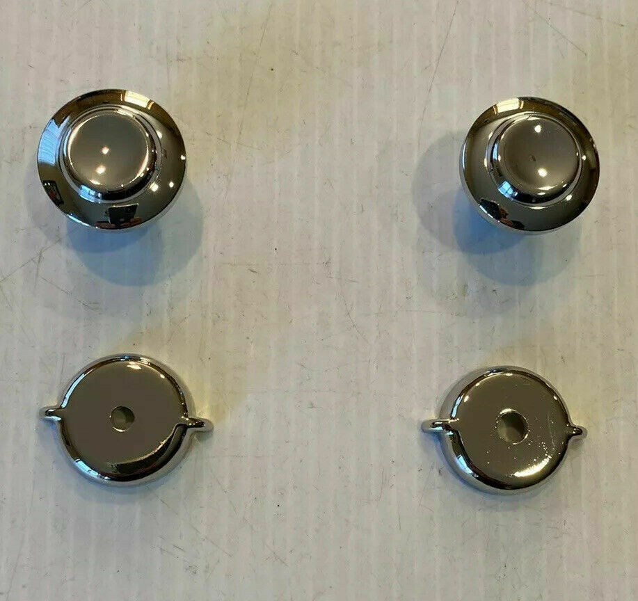 Knobs: NEW GMC Truck Radio Knobs Flippers 1955-1959 Die Cast Chrome Set