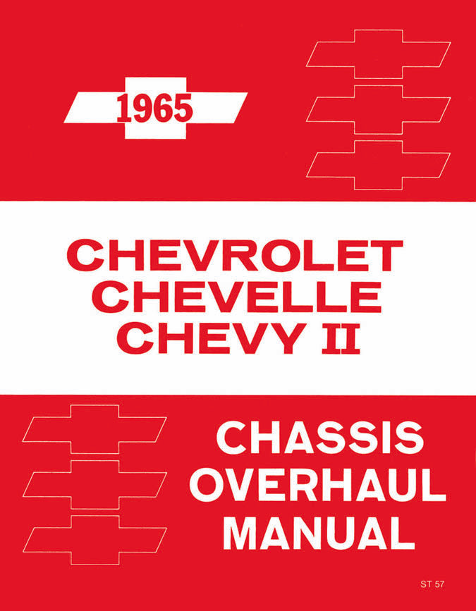 Licensed 1965 Chevy Shop Body Overhaul And Turbojet Manuals All Models Brakes Engine Electrical