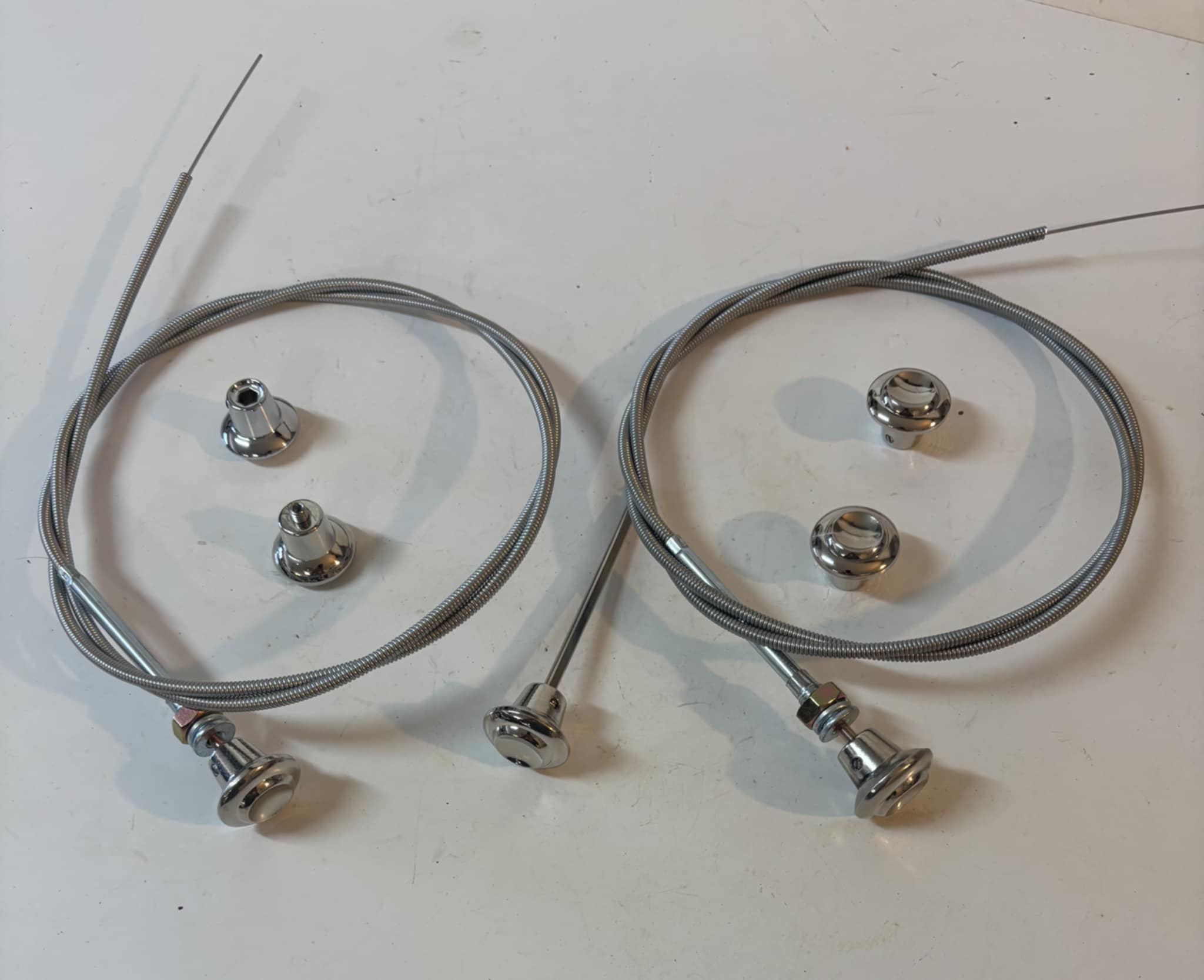 CHROME DASH KNOB SET 1955 - 1959 CHEVY GMC TRUCK CORRECT Shape (7)