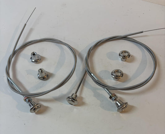 CHROME DASH KNOB SET 1955 - 1959 CHEVY GMC TRUCK CORRECT Shape (7)