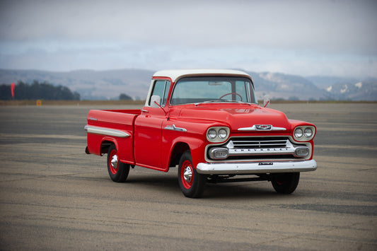 1955 - 1959 FRONT AND REAR  CHROME STEPSIDE  BUMPERS