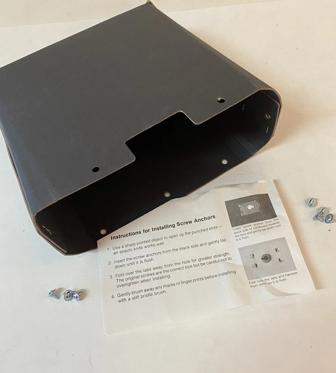 1955 - 1959 GMC (ONLY) TRUCK GLOVE BOX CARD BOARD LINER USA MADE