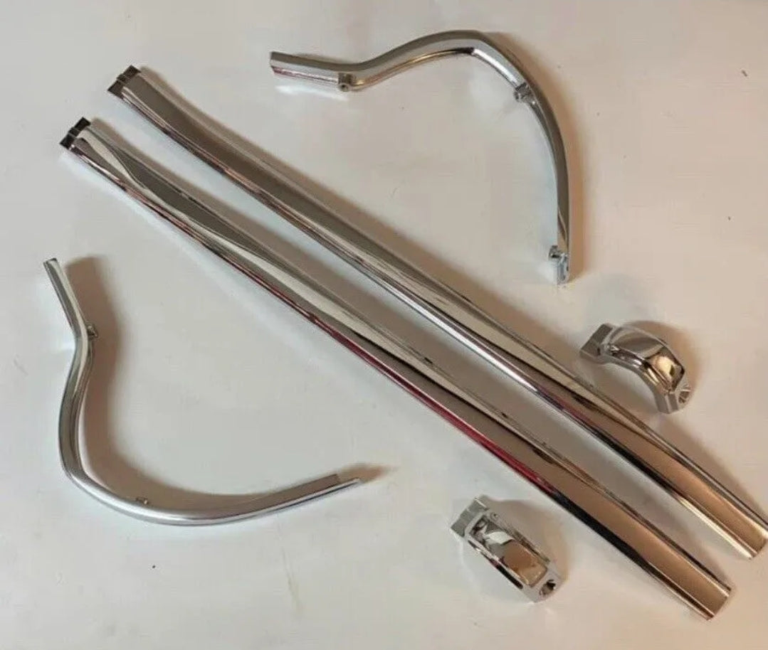 1955 - 1958 CHEVY CAMEO TRUCK GMC  FRONT BED MOLDING Show Chrome 6 Pc