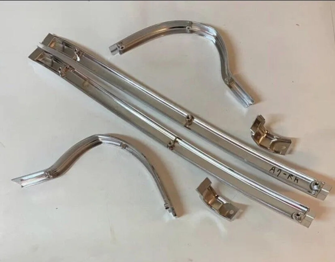 1955 - 1958 CHEVY CAMEO TRUCK GMC  FRONT BED MOLDING Show Chrome 6 Pc