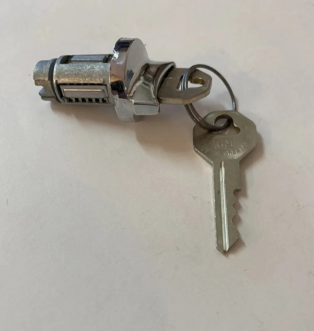 1955-1957 Chevy Bel Air 210 150 Ignition Switch Lock Cylinder With 2 GM Keys