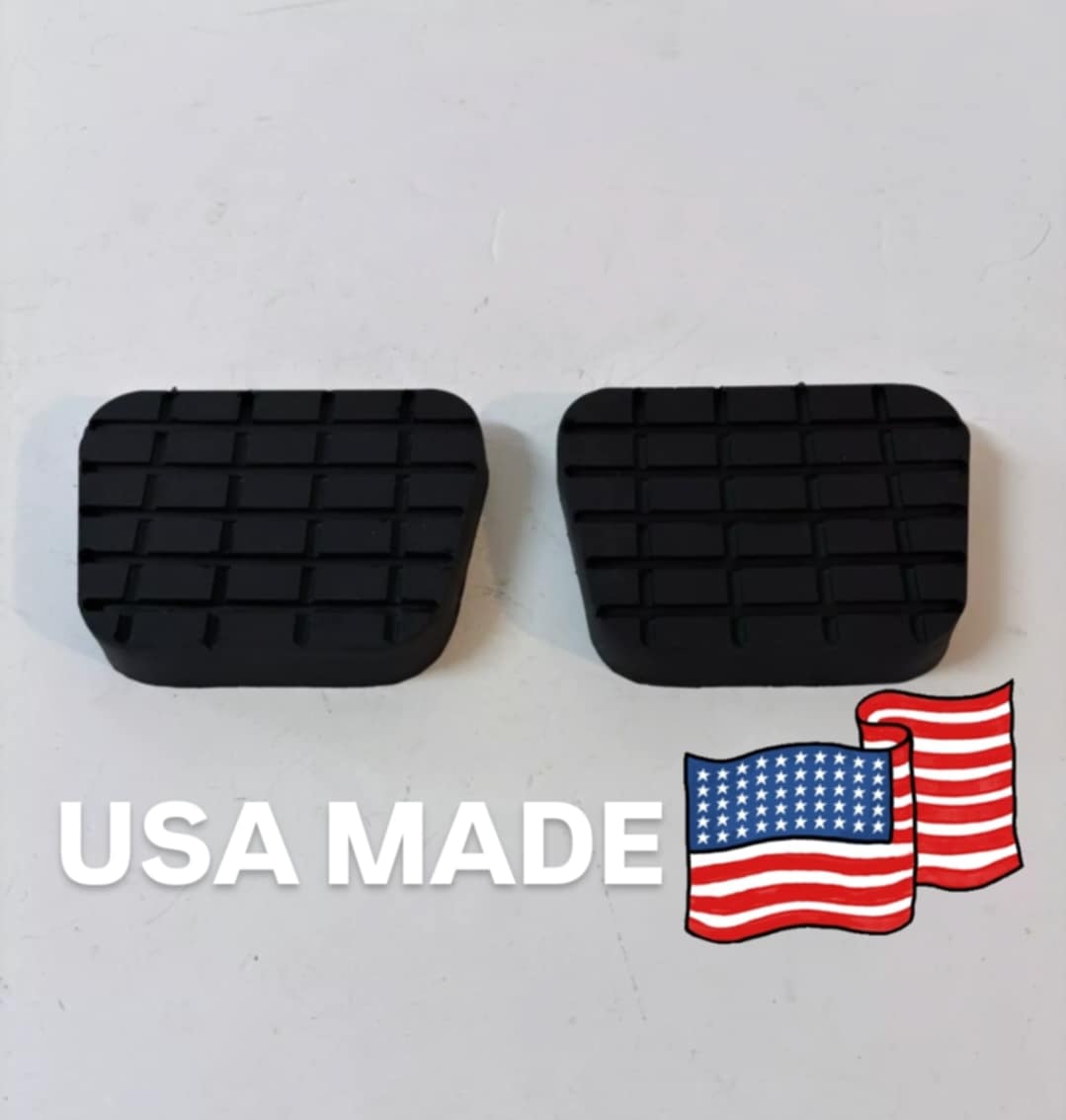 1960 - 1972 Chevy GMC Pickup Truck Standard Brake Clutch Pedal Pad NEW Pair
