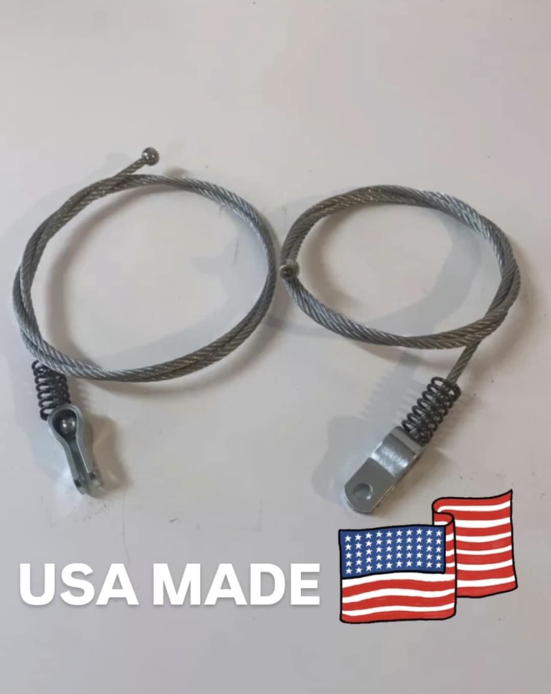 NEW 1955 - 1957 Chevy Nomad Pontiac Safari Tailgate Cables Pair Made In USA