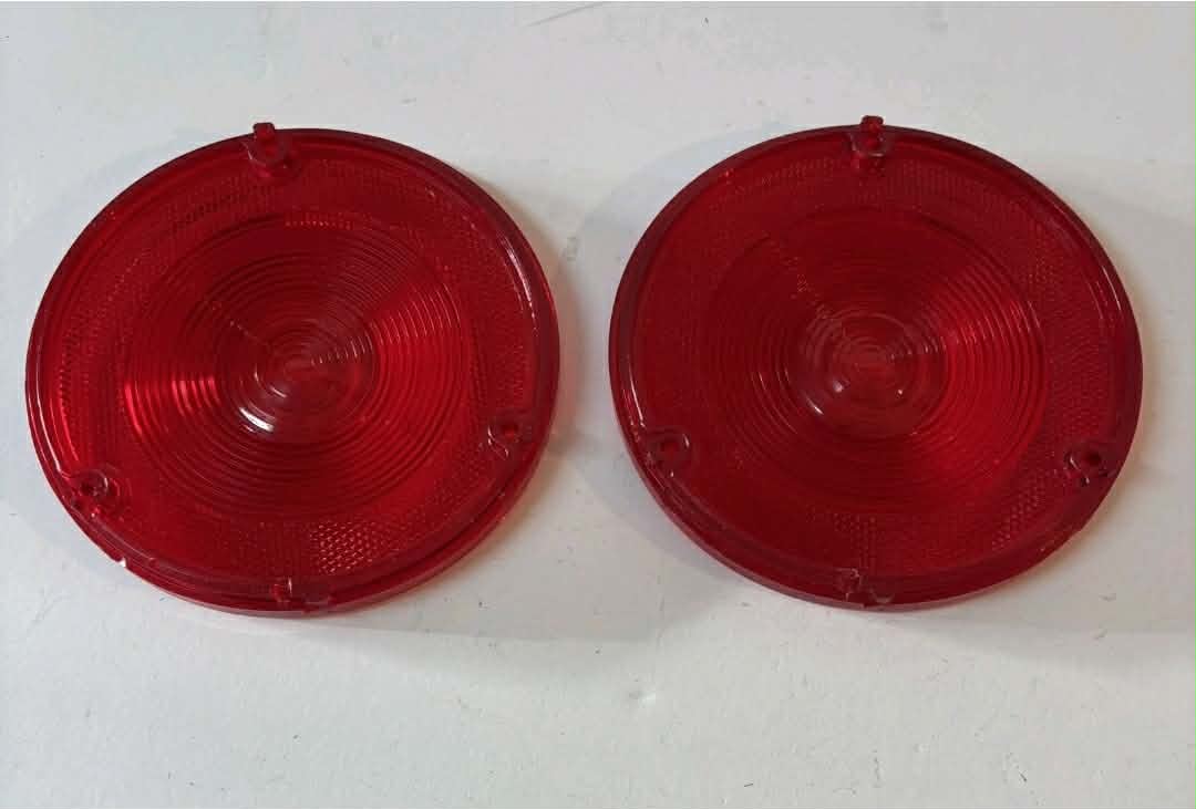 NOS 1967 - 1978 Chevrolet GMC Truck Stepside Tail Light Lense 5956481 Guide Pair