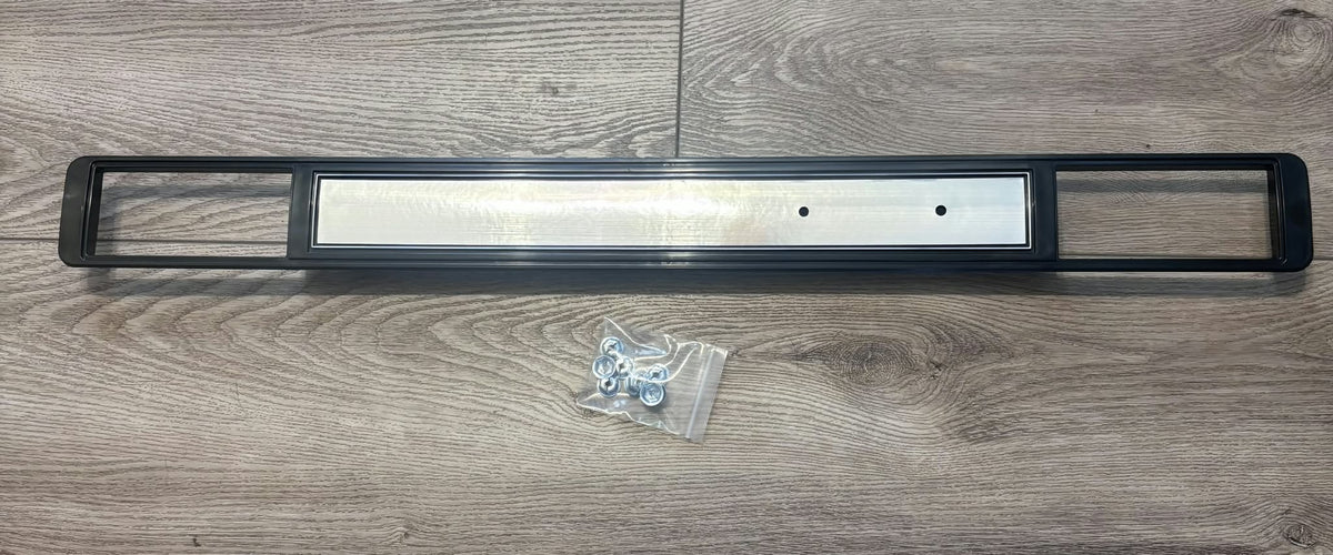 Brushed Aluminum Dash Trim Molding for 1973 - 1980 Chevrolet GMC C10 Truck Blazer