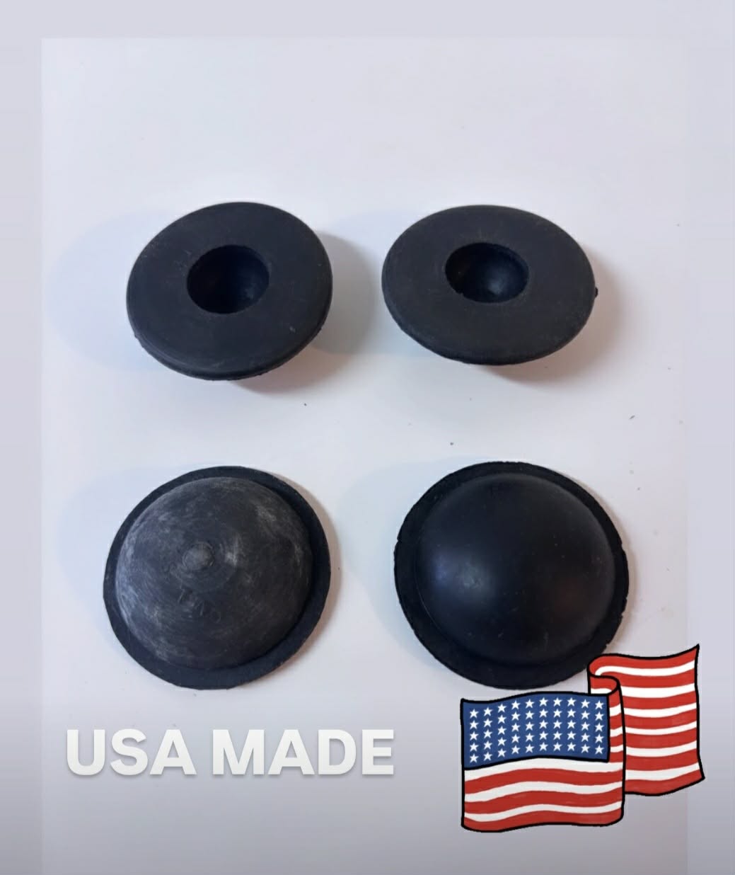 1955 - 1957 All Chevy Car Trunk Access Rubber Plugs Set  USA Made 4
