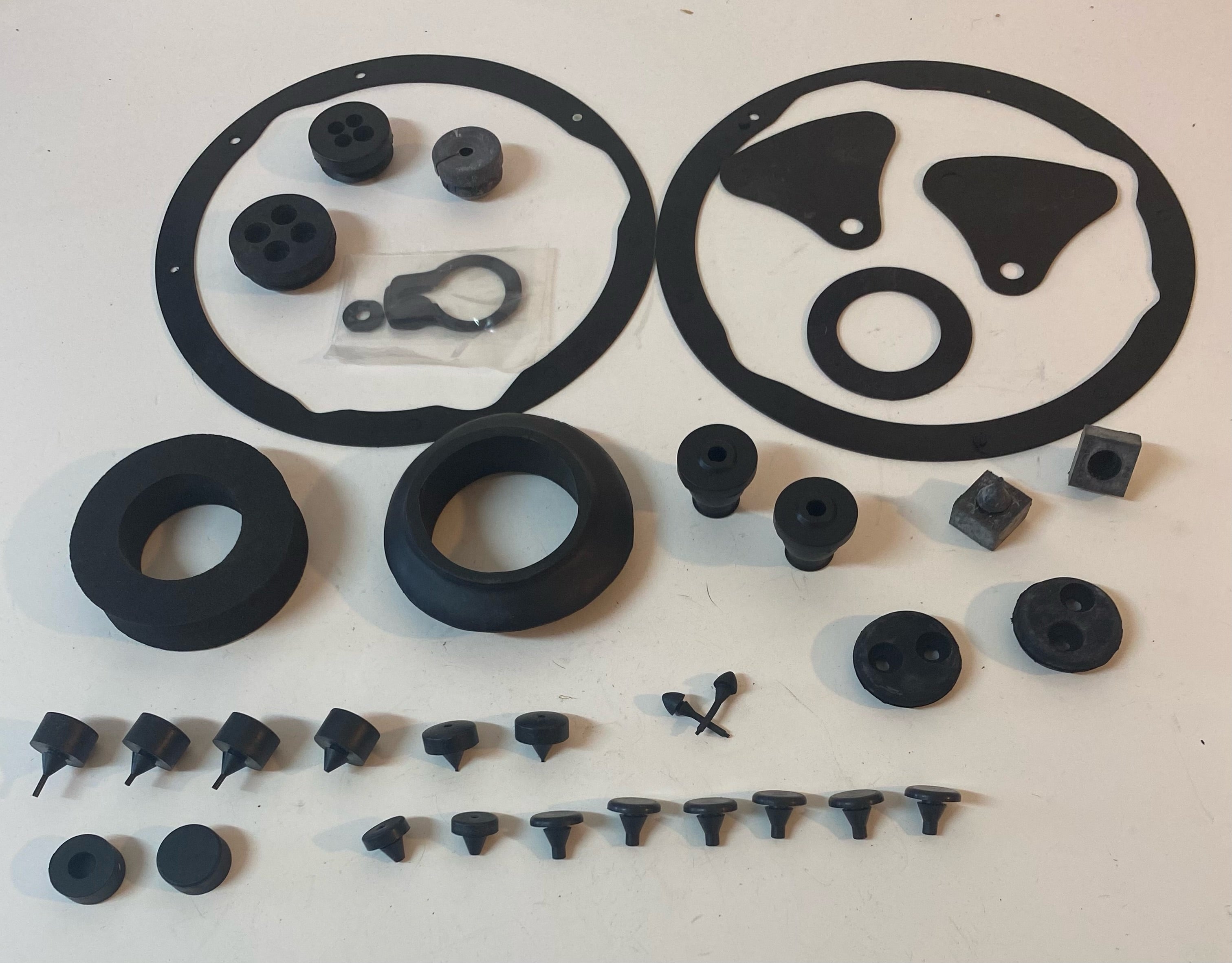 1955 to 1957 Complete Rubber Grommet and Bumper Kit