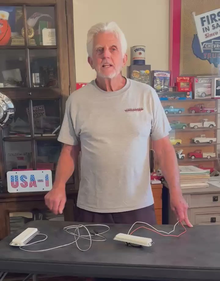 NEW Chrome Dome Light Assembly 1955 1956 1957 1958 1959 Chevy GMC Pickup Truck