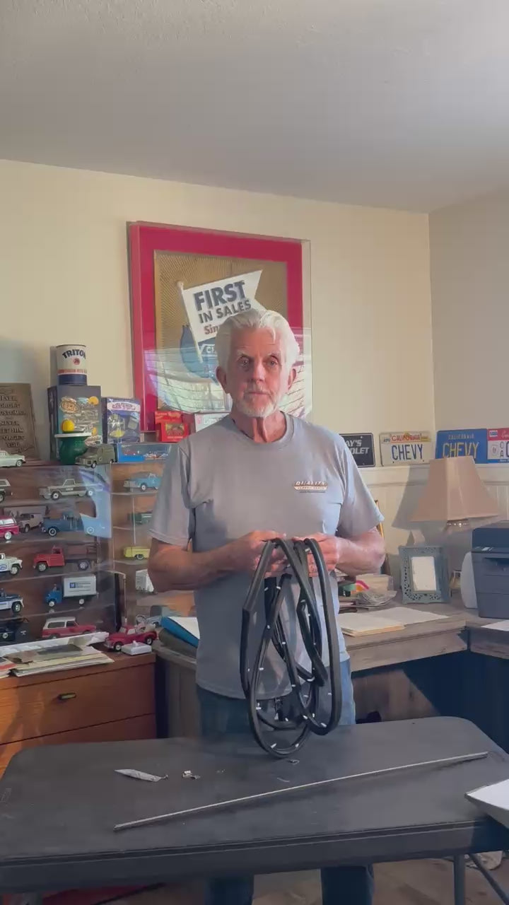 1955-1959 Chevrolet GMC Pickup Truck Door Cab Weatherstrip Seals Pair USA Made